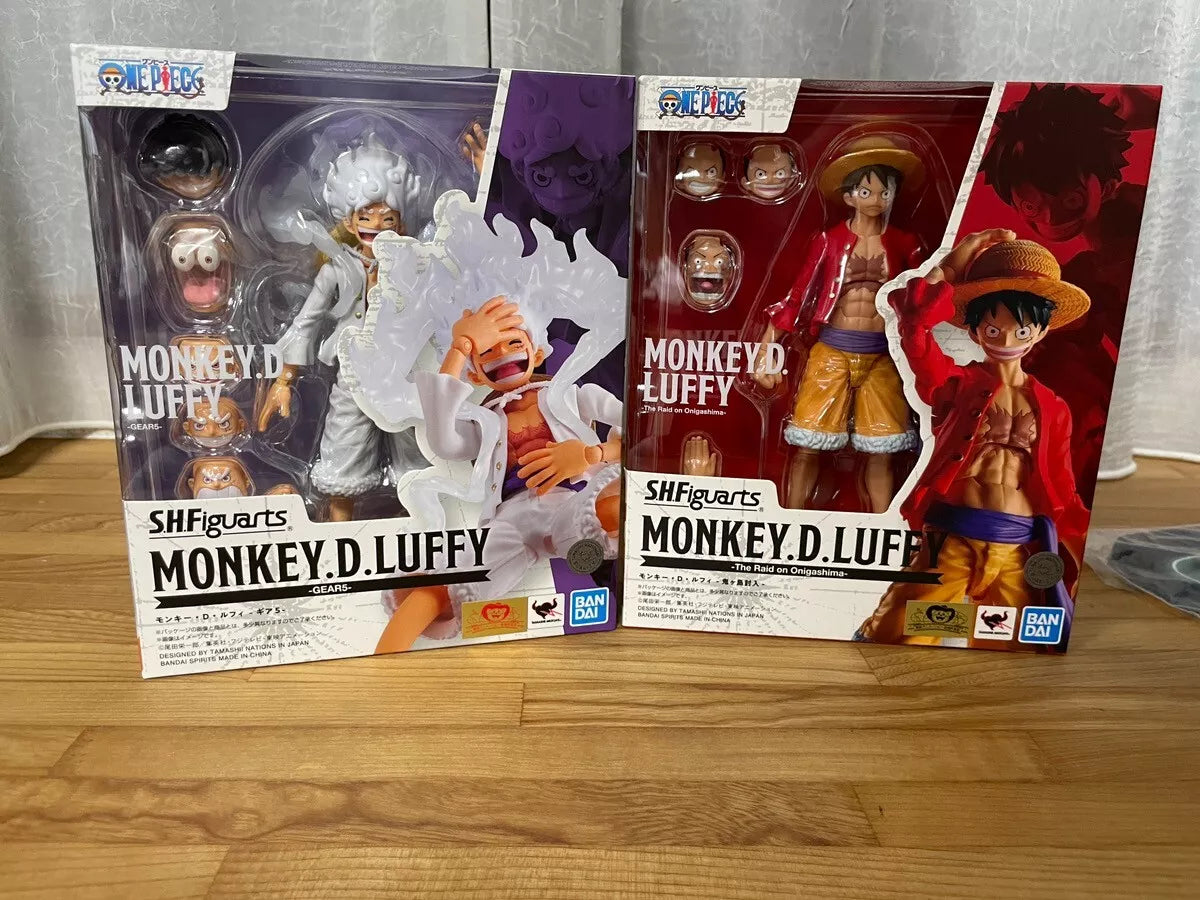 S.H.Figuarts Monkey D Luffy Gear 5 Raid on Onigashima 2pcs Set One Piece Bandai