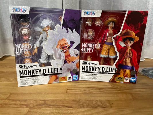 S.H.Figuarts Monkey D Luffy Gear 5 Raid on Onigashima 2pcs Set One Piece Bandai