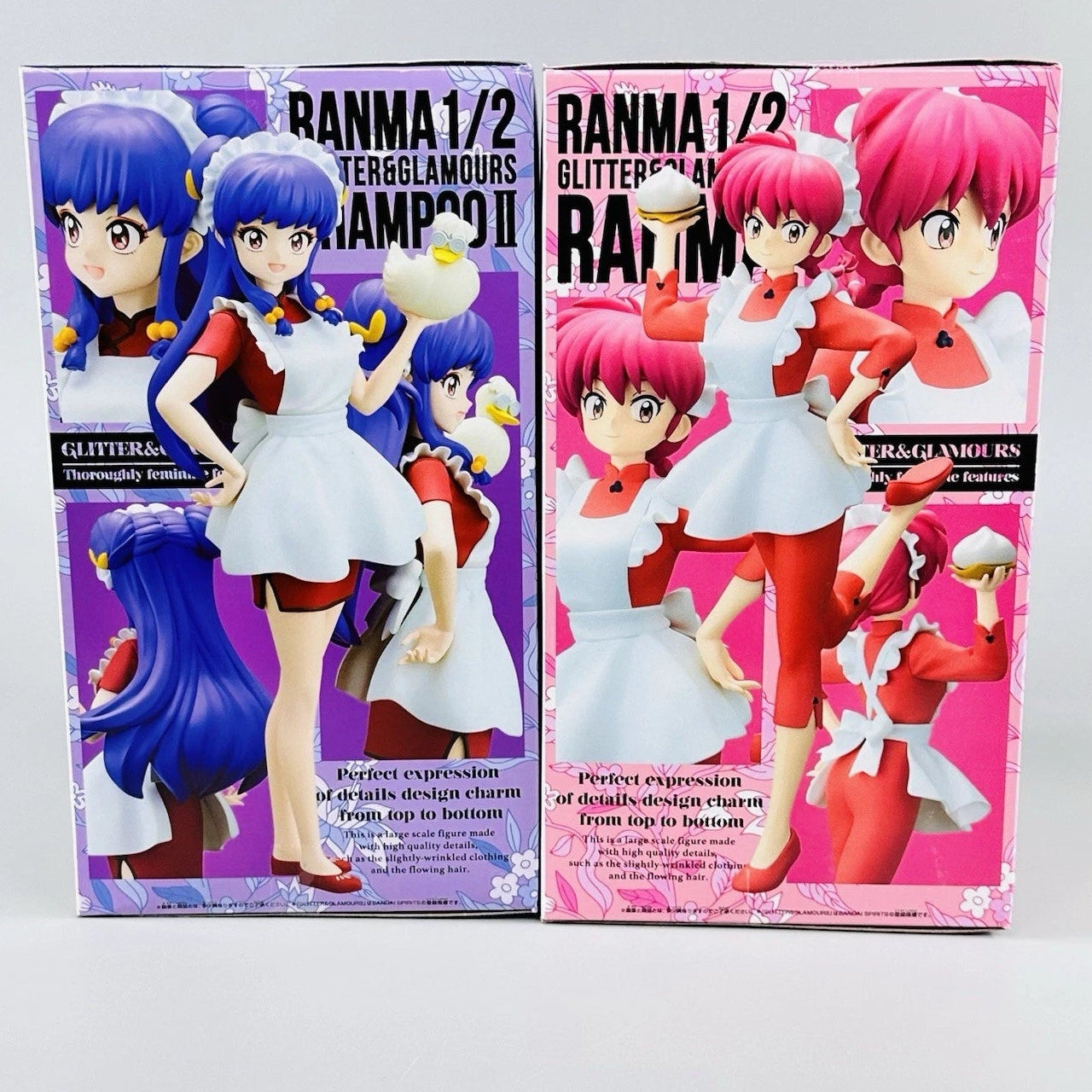 Banpresto Ranma 1/2 GLITTER & GLAMOURS Ranma Shampoo Ⅱ Figure Set
