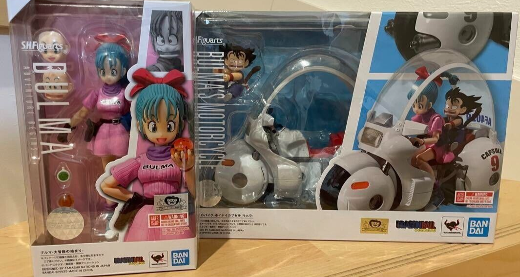 Bandai S.H.Figuarts Bulma Adventure & Motorcycle Hoipoi Capsule No.9 Dragon Ball