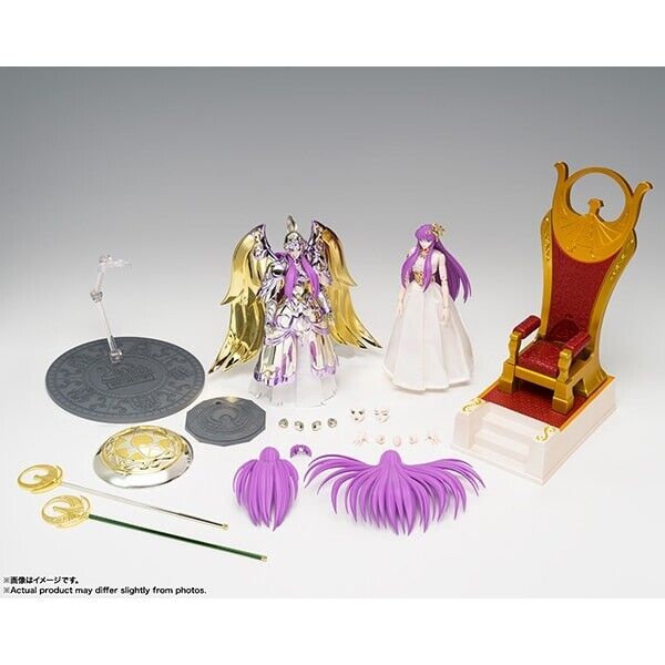 Saint Seiya Myth Cloth EX Divine Saga Premium Set: Goddess Athena & Saori Kido