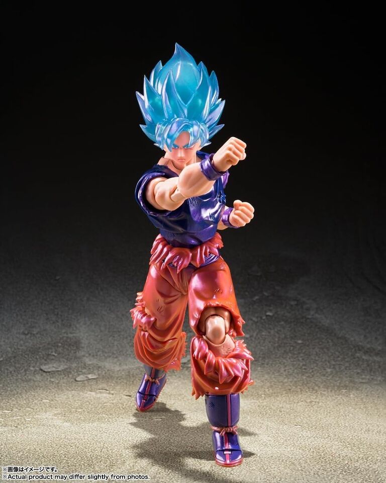S.H.Figuarts Super Saiyan God SS Son Goku Kaio-ken Figure V-jump