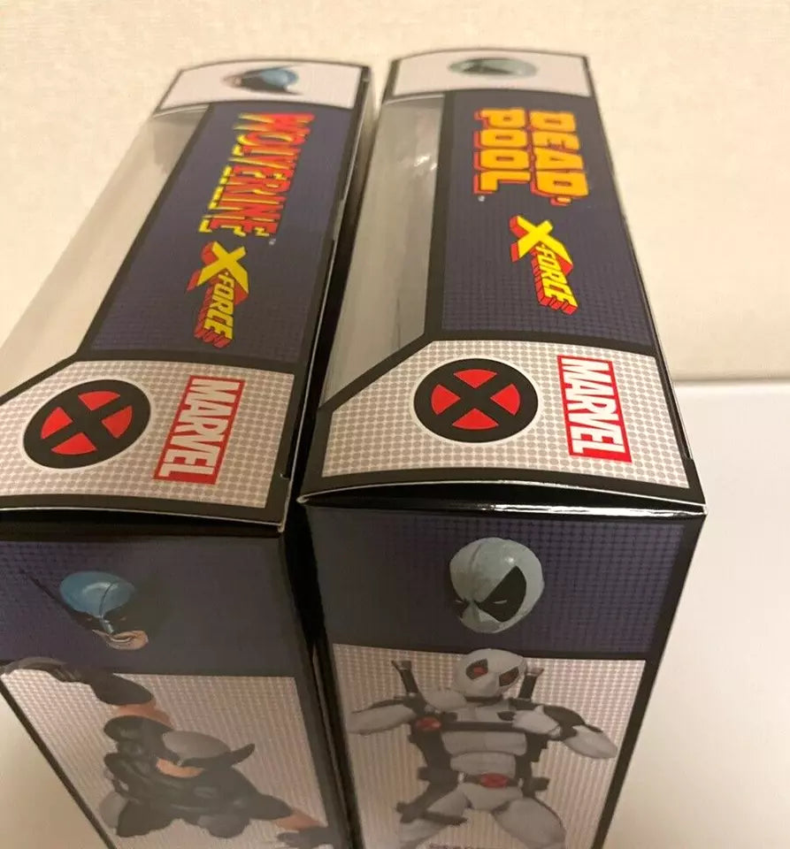 WOLVERINE X-FORCE Ver. & DEADPOOL X-FORCE Ver. Action Figures Set by MAFEX