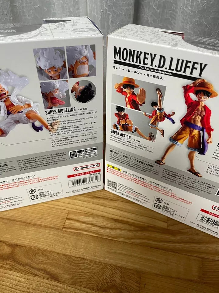 S.H.Figuarts Monkey D Luffy Gear 5 Raid on Onigashima 2pcs Set One Piece Bandai