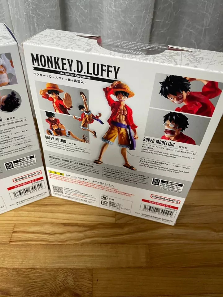 S.H.Figuarts Monkey D Luffy Gear 5 Raid on Onigashima 2pcs Set One Piece Bandai