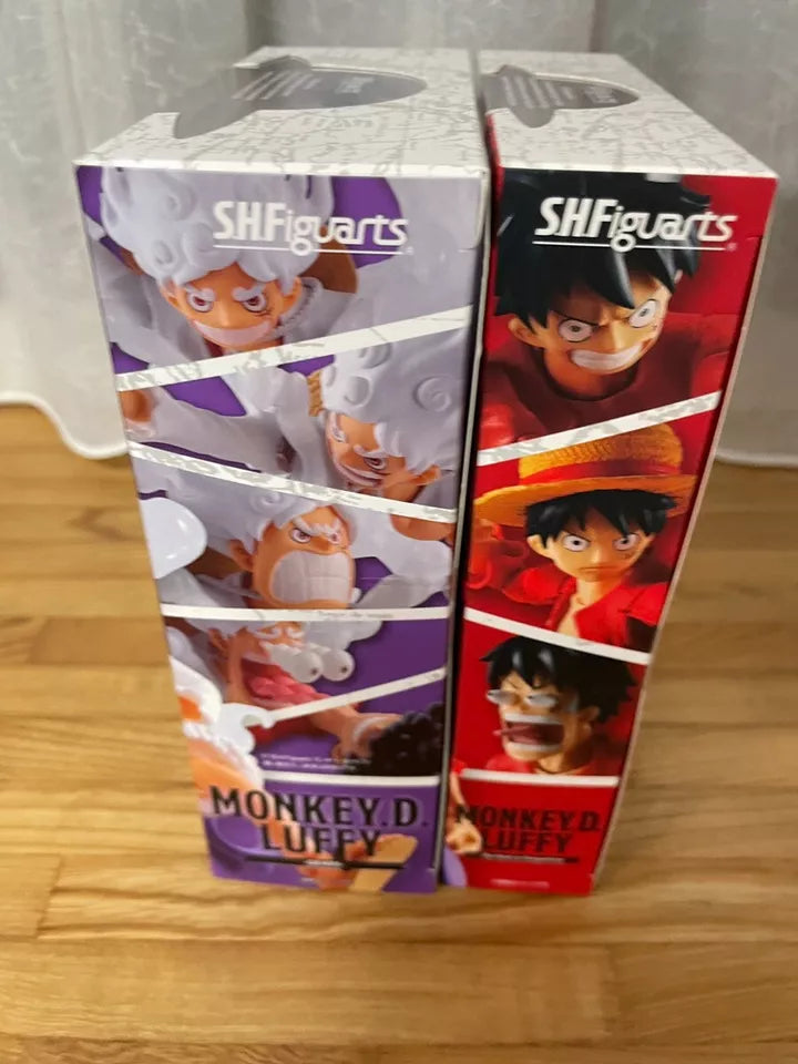 S.H.Figuarts Monkey D Luffy Gear 5 Raid on Onigashima 2pcs Set One Piece Bandai