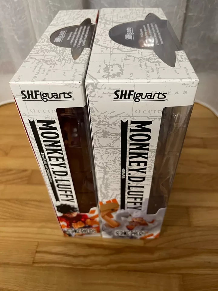 S.H.Figuarts Monkey D Luffy Gear 5 Raid on Onigashima 2pcs Set One Piece Bandai