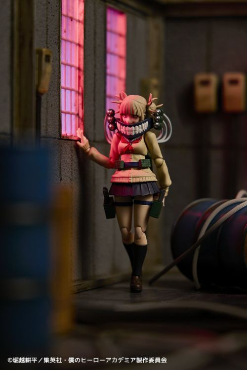 Kaiyodo Revoltech Himiko Toga Figure My Hero Academia Aug Presale w/ Bonus Parts