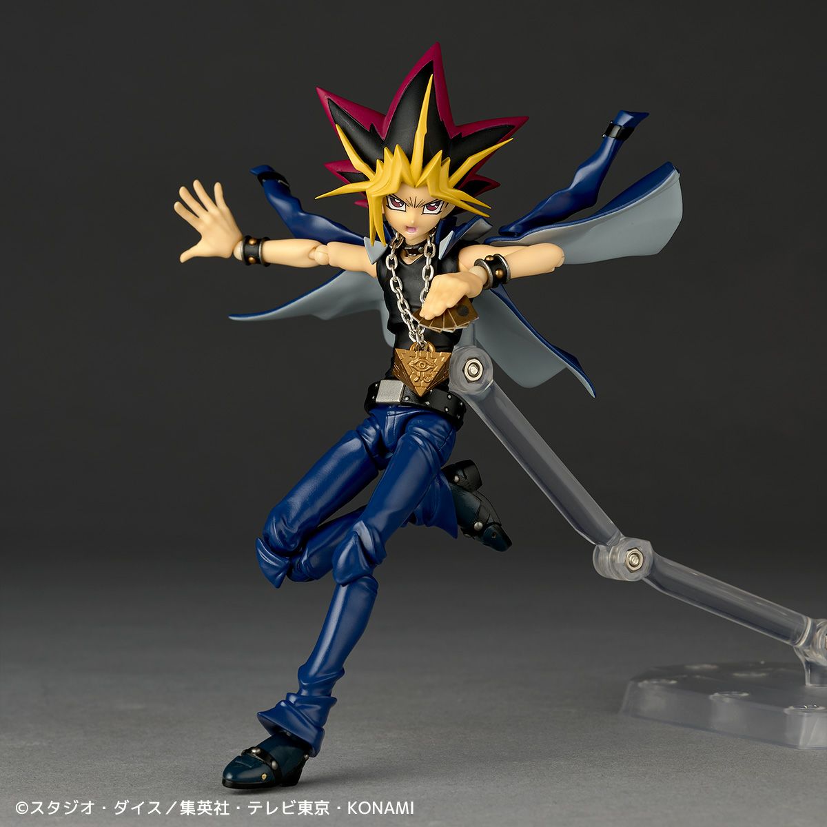 Revoltech Yu-Gi-Oh! Duel Monsters Yami Yugi Figure Kaiyodo (Aug Release) includes bonus parts