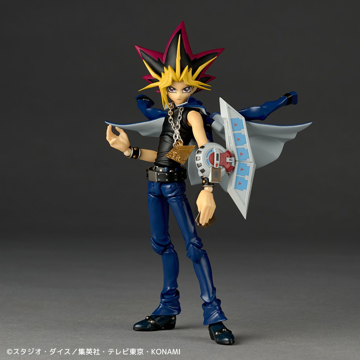 Revoltech Yu-Gi-Oh! Duel Monsters Yami Yugi Figure Kaiyodo (Aug Release) includes bonus parts