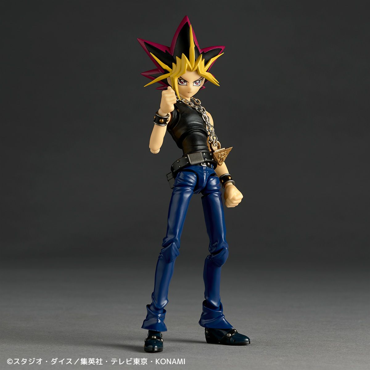 Revoltech Yu-Gi-Oh! Duel Monsters Yami Yugi Figure Kaiyodo (Aug Release) includes bonus parts