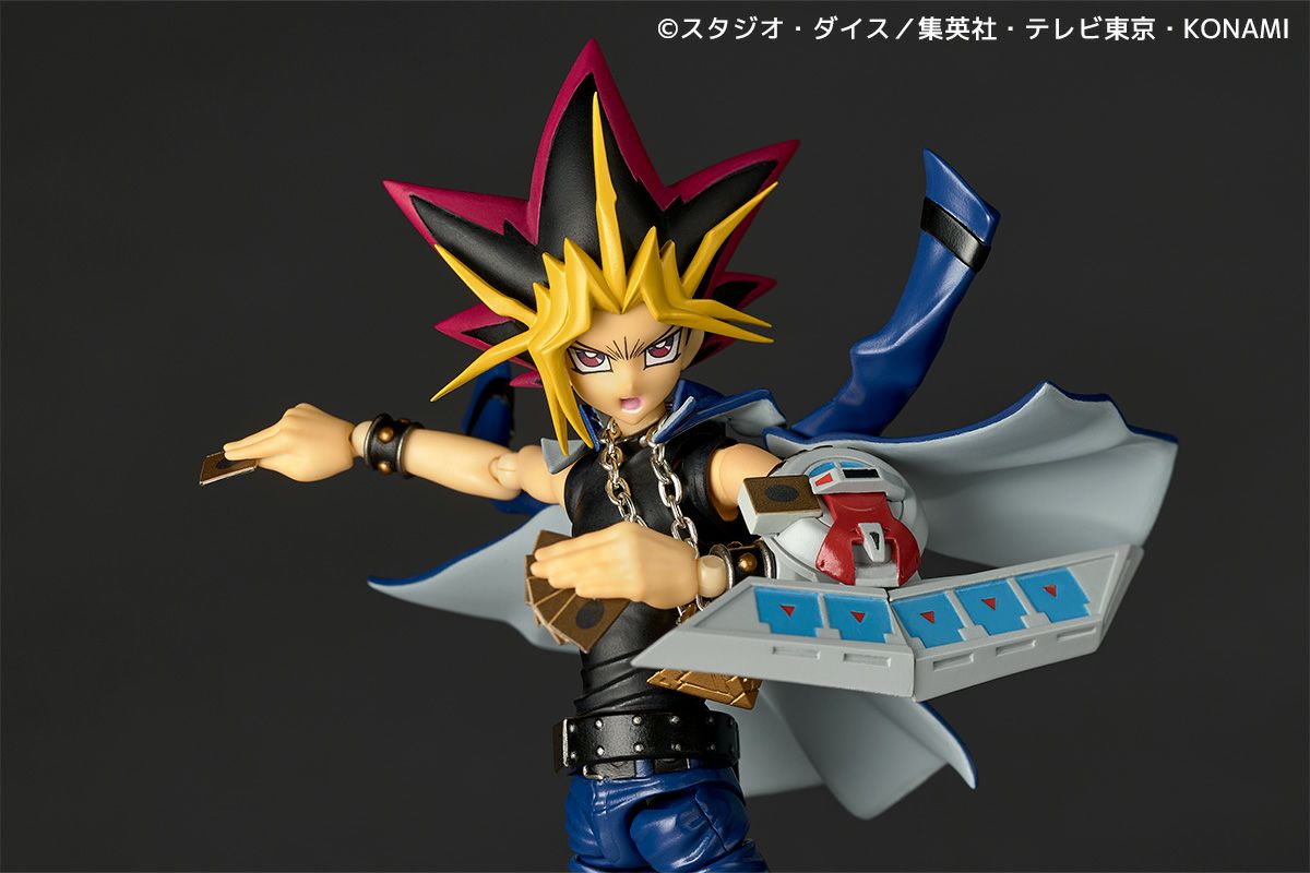 Revoltech Yu-Gi-Oh! Duel Monsters Yami Yugi Figure Kaiyodo (Aug Release) includes bonus parts