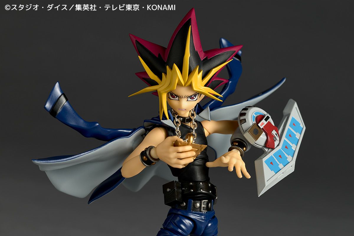 Revoltech Yu-Gi-Oh! Duel Monsters Yami Yugi Figure Kaiyodo (Aug Release) includes bonus parts