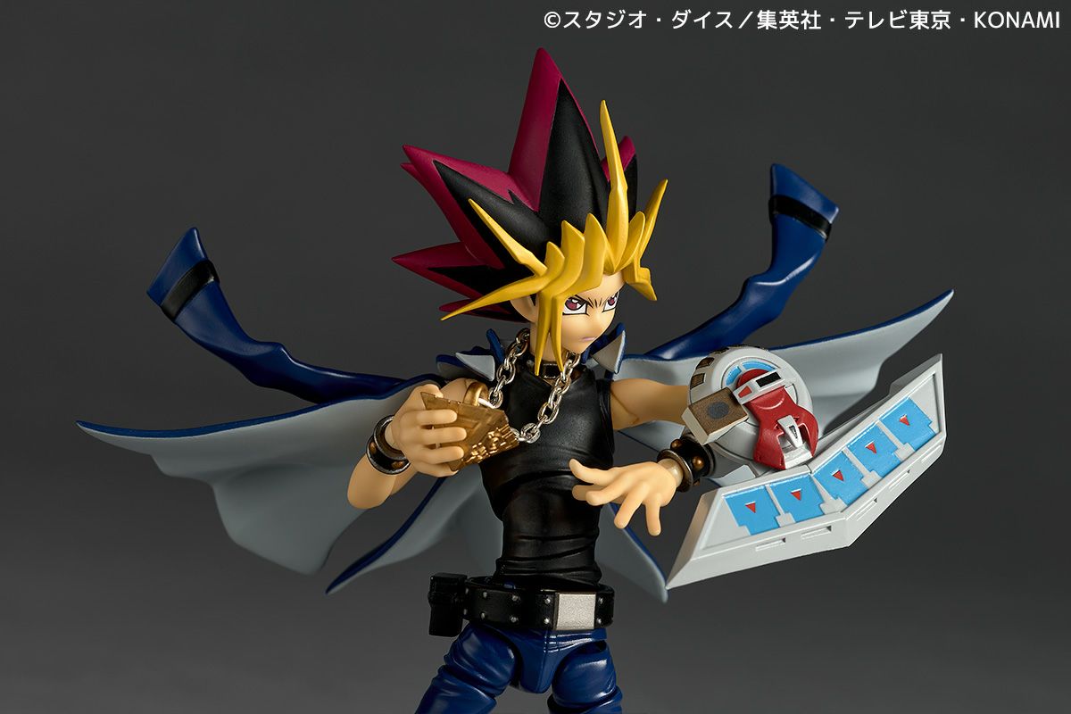 Revoltech Yu-Gi-Oh! Duel Monsters Yami Yugi Figure Kaiyodo (Aug Release) includes bonus parts