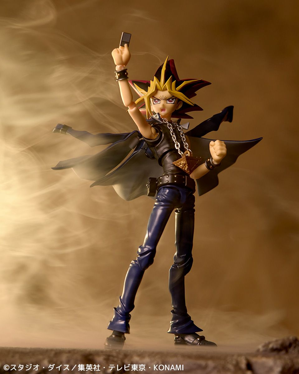 Revoltech Yu-Gi-Oh! Duel Monsters Yami Yugi Figure Kaiyodo (Aug Release) includes bonus parts