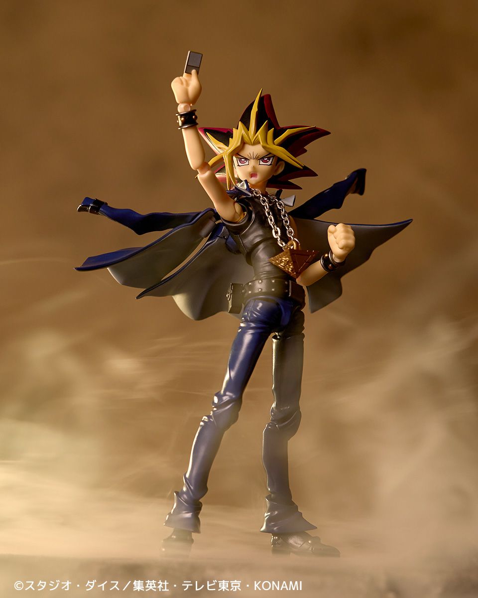 Revoltech Yu-Gi-Oh! Duel Monsters Yami Yugi Figure Kaiyodo (Aug Release) includes bonus parts