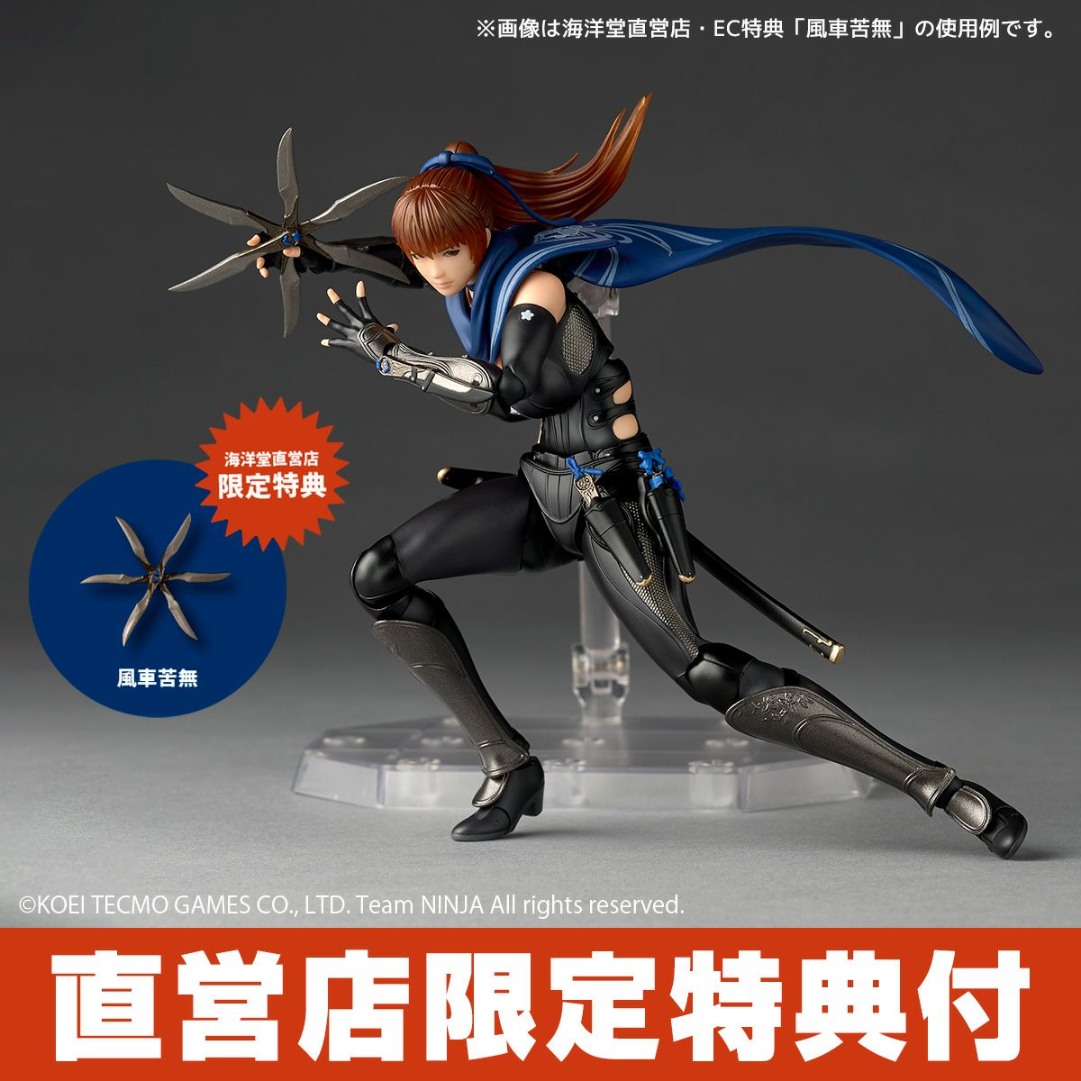 Revoltech Amazing Yamaguchi Kasumi Ninja Gaiden 3 Razor's Edge Ver. Action Figure + Exclusive Parts