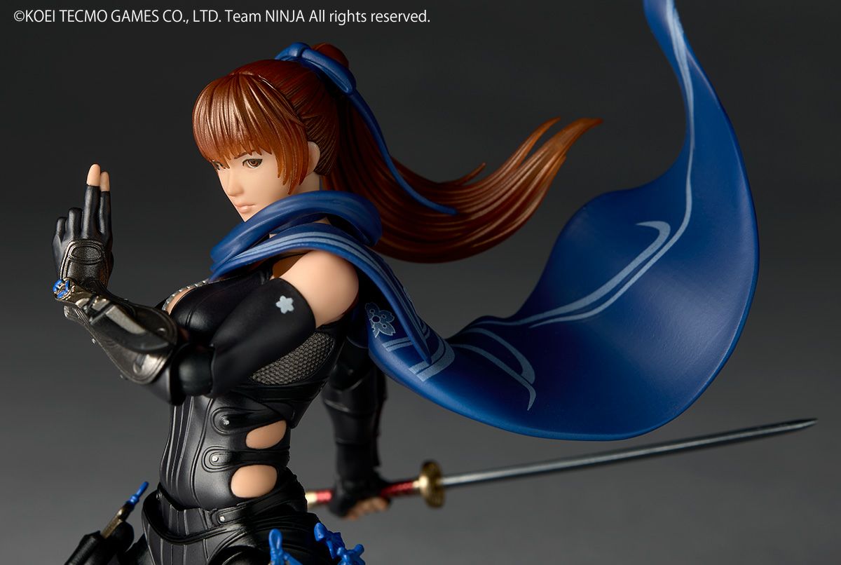Revoltech Amazing Yamaguchi Kasumi Ninja Gaiden 3 Razor's Edge Ver. Action Figure