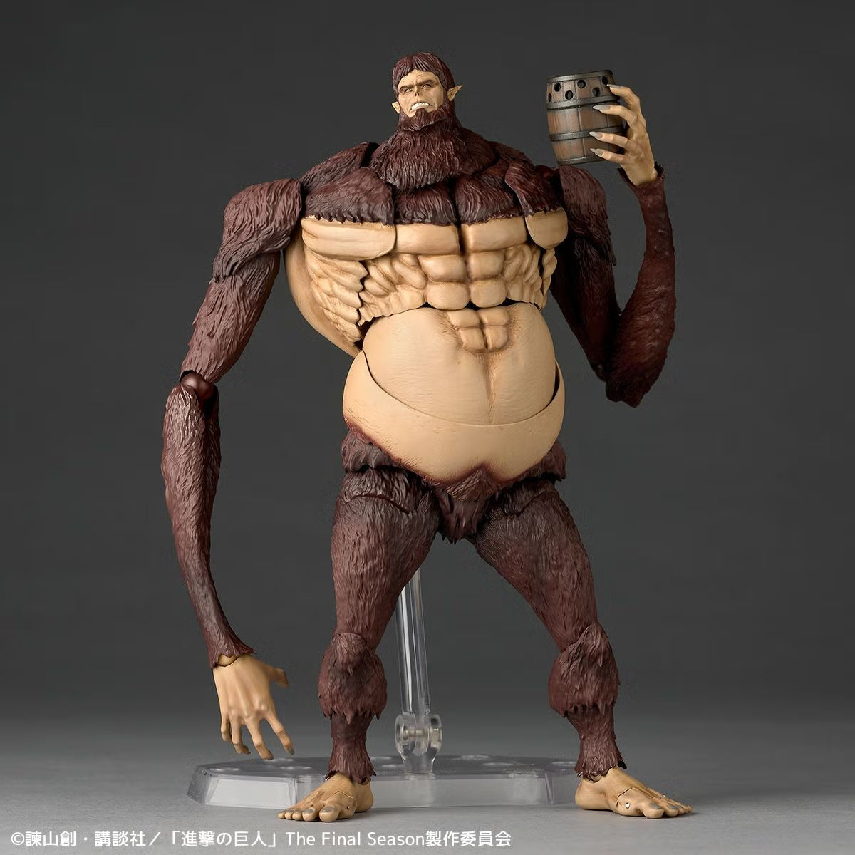 KAIYODO Revoltech Amazing Yamaguchi Attack on Titan Beast Titan Scheduled for April 2026 Standard Version