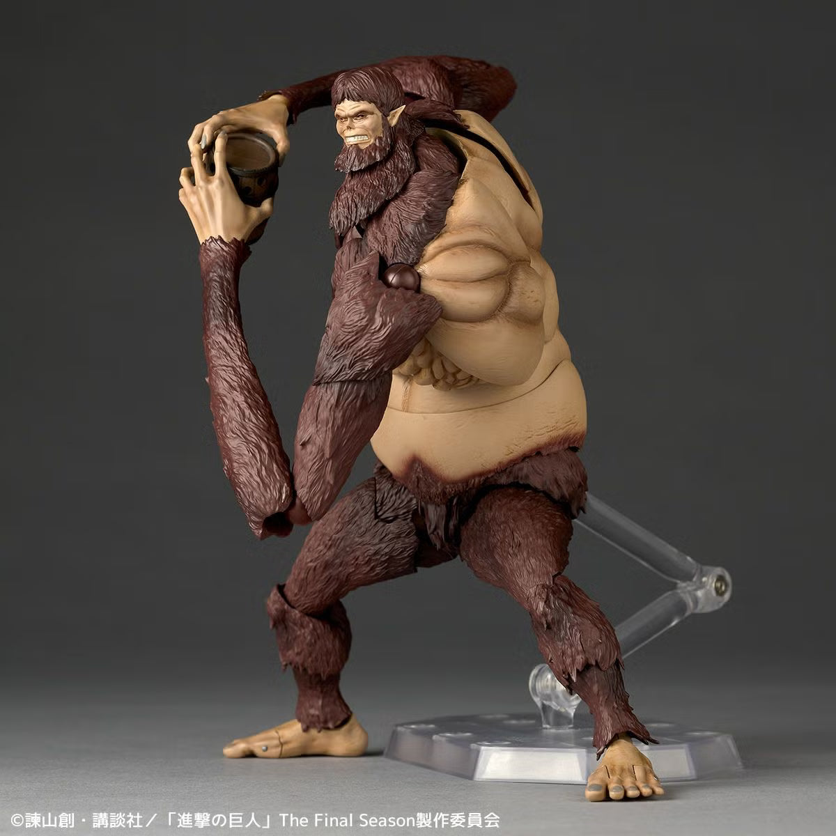 KAIYODO Revoltech Amazing Yamaguchi Attack on Titan Beast Titan Scheduled for April 2026 Standard Version