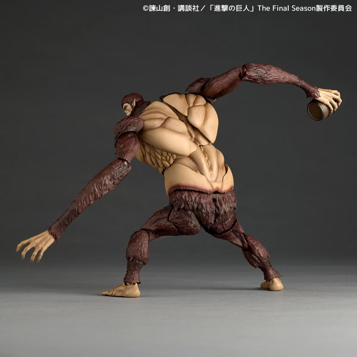 KAIYODO Revoltech Amazing Yamaguchi Attack on Titan Beast Titan Scheduled for April 2026 Standard Version