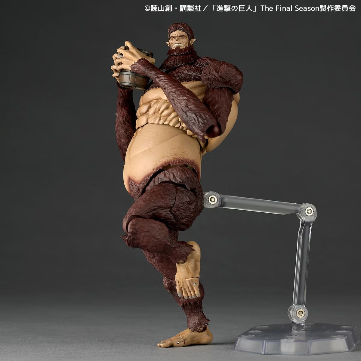 KAIYODO Revoltech Amazing Yamaguchi Attack on Titan Beast Titan Scheduled for April 2026 Standard Version