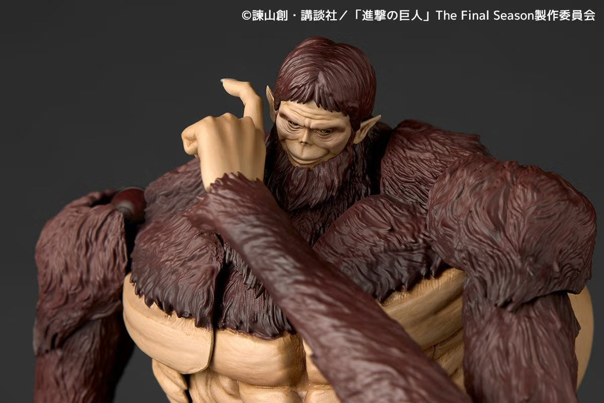 KAIYODO Revoltech Amazing Yamaguchi Attack on Titan Beast Titan Scheduled for April 2026 Standard Version