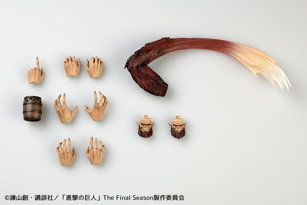 KAIYODO Revoltech Amazing Yamaguchi Attack on Titan Beast Titan Scheduled for April 2026 Standard Version