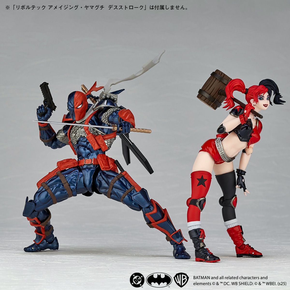 Revoltech Amazing Yamaguchi Harley Quinn Red Black Ver. Action Figure from Japan