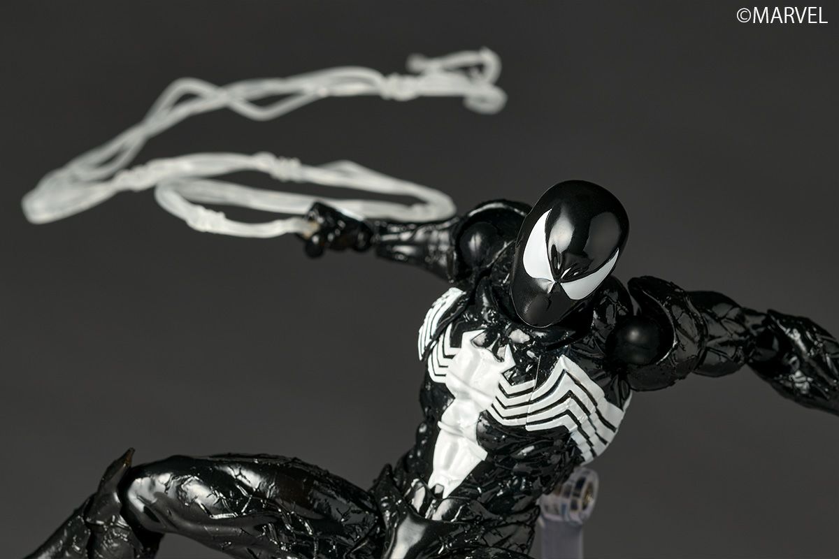 Revoltech Amazing Yamaguchi Symbiote Spider-Man Action Figure Preorder from Japan
