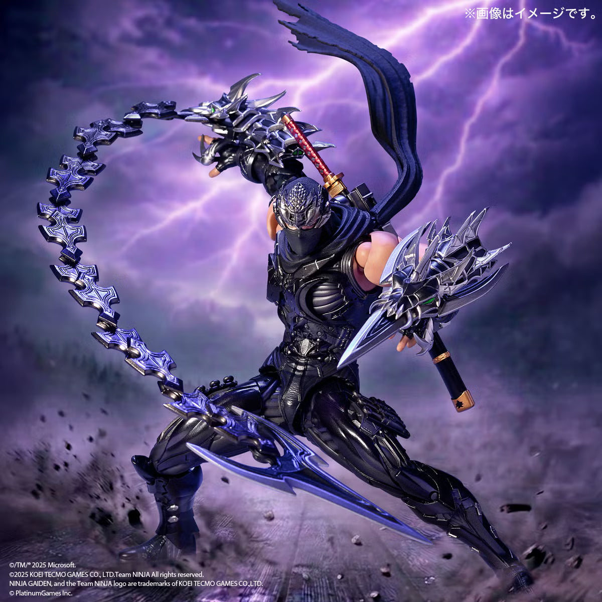 Revoltech Amazing Yamaguchi Ryu Hayabusa NINJA GAIDEN 4 Action Figure from Japan
