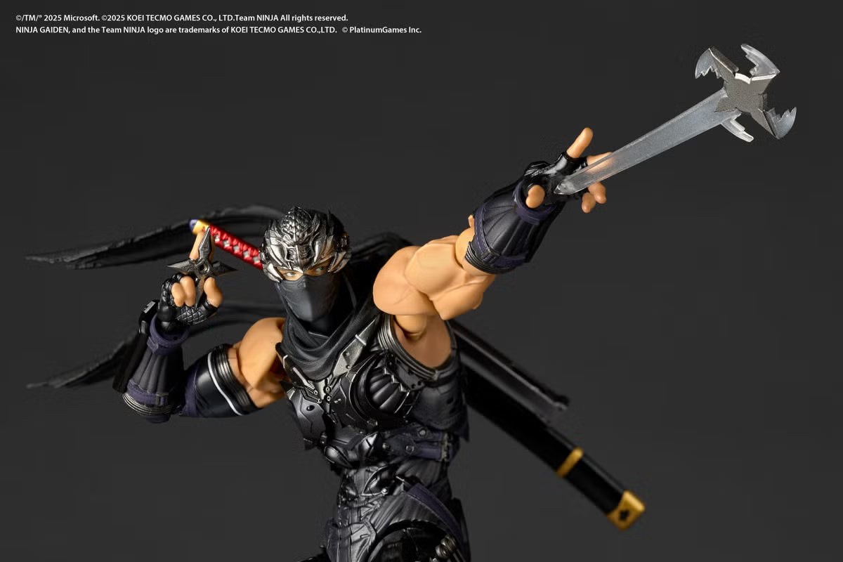 Revoltech Amazing Yamaguchi Ryu Hayabusa NINJA GAIDEN 4 Action Figure from Japan