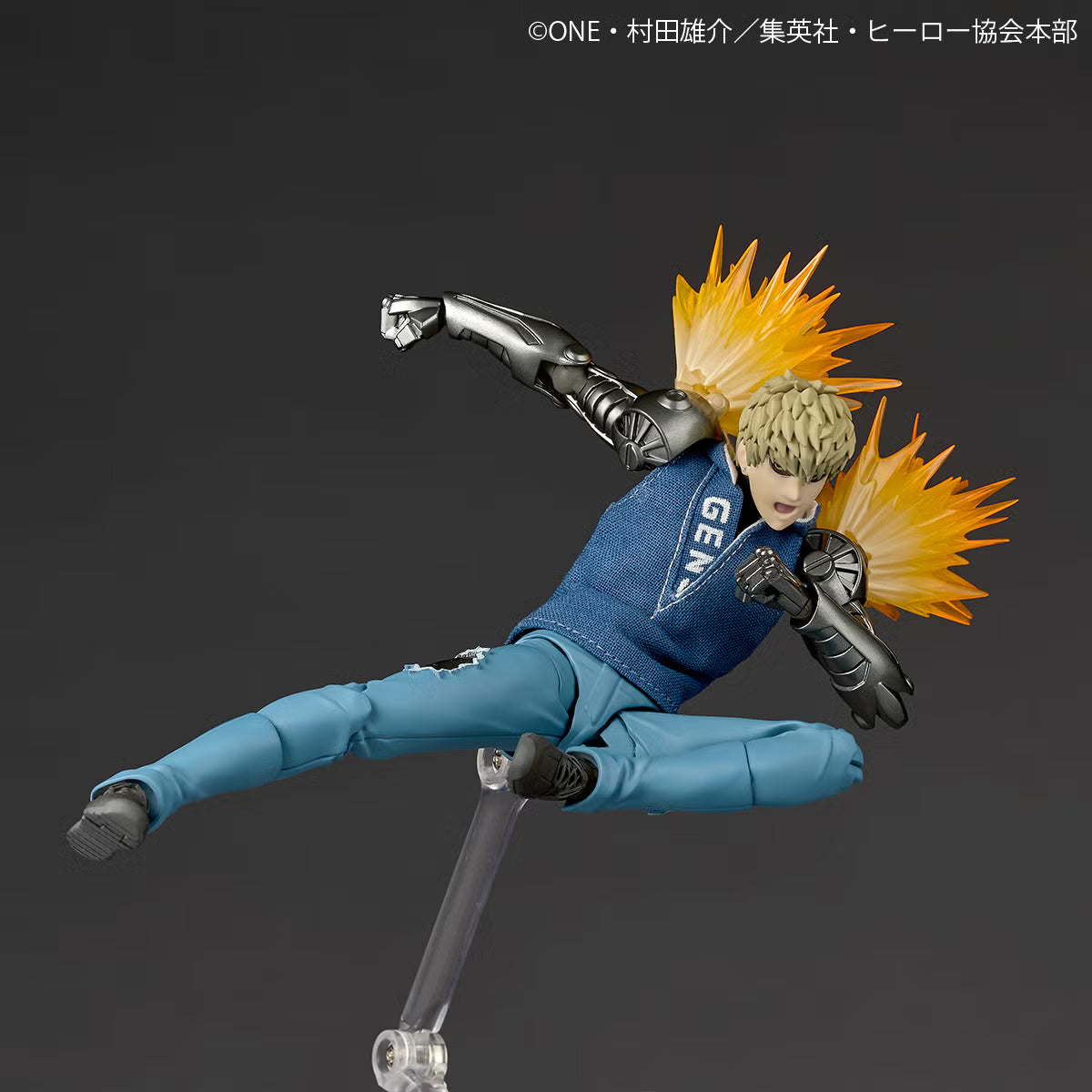 Revoltech Amazing Yamaguchi Genos One Punch Man Figure Limited Kaiyodo