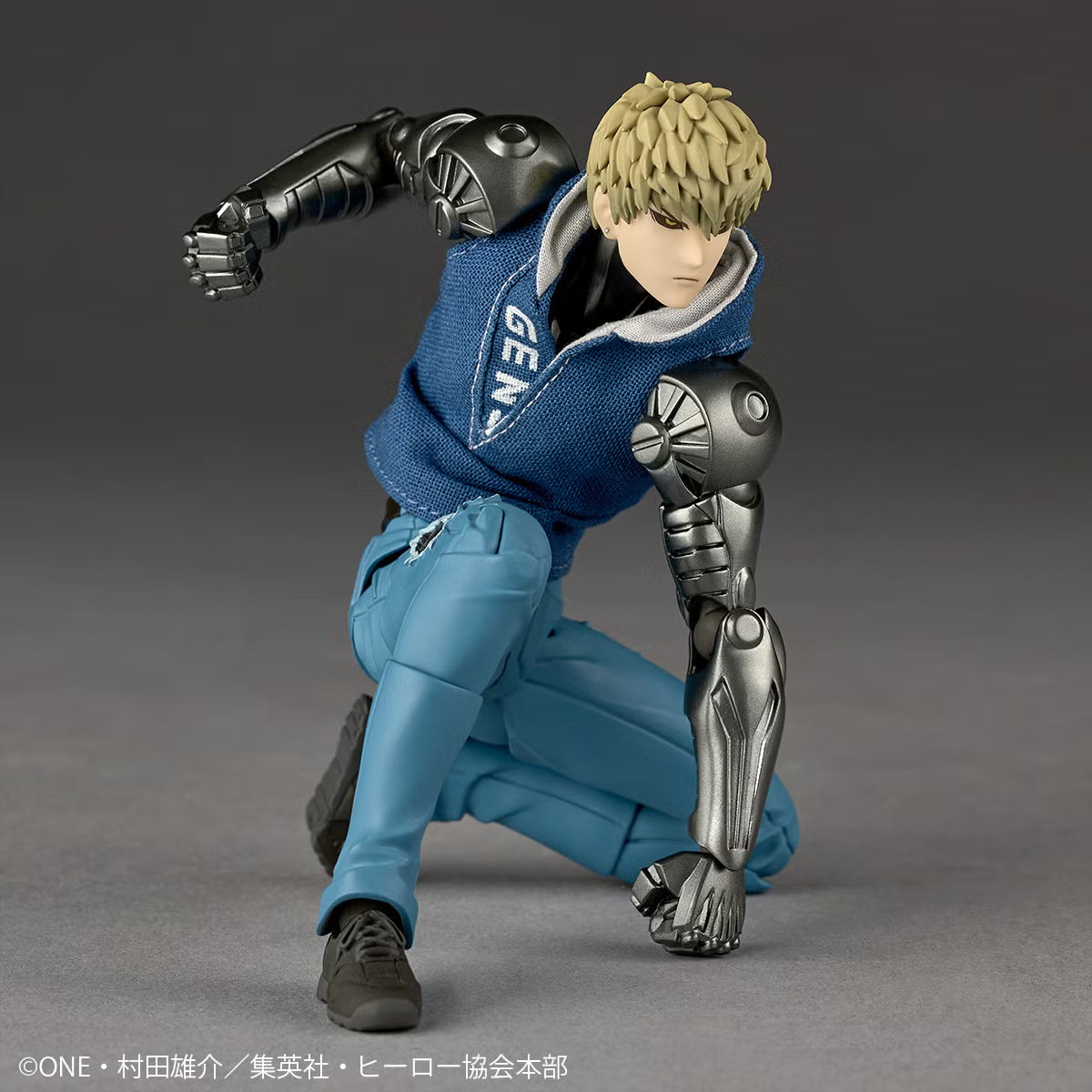 Revoltech Amazing Yamaguchi Genos One Punch Man Figure Limited Kaiyodo