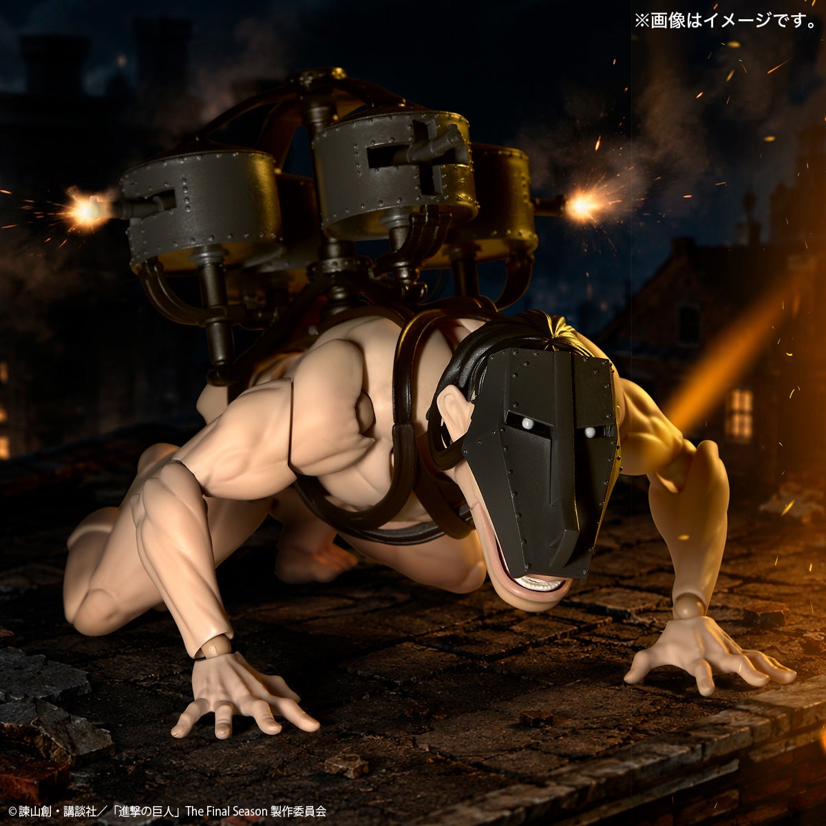 Revoltech Amazing Yamaguchi Cart Titan Attack on Titan Action Figure Pre-order Jul 2027