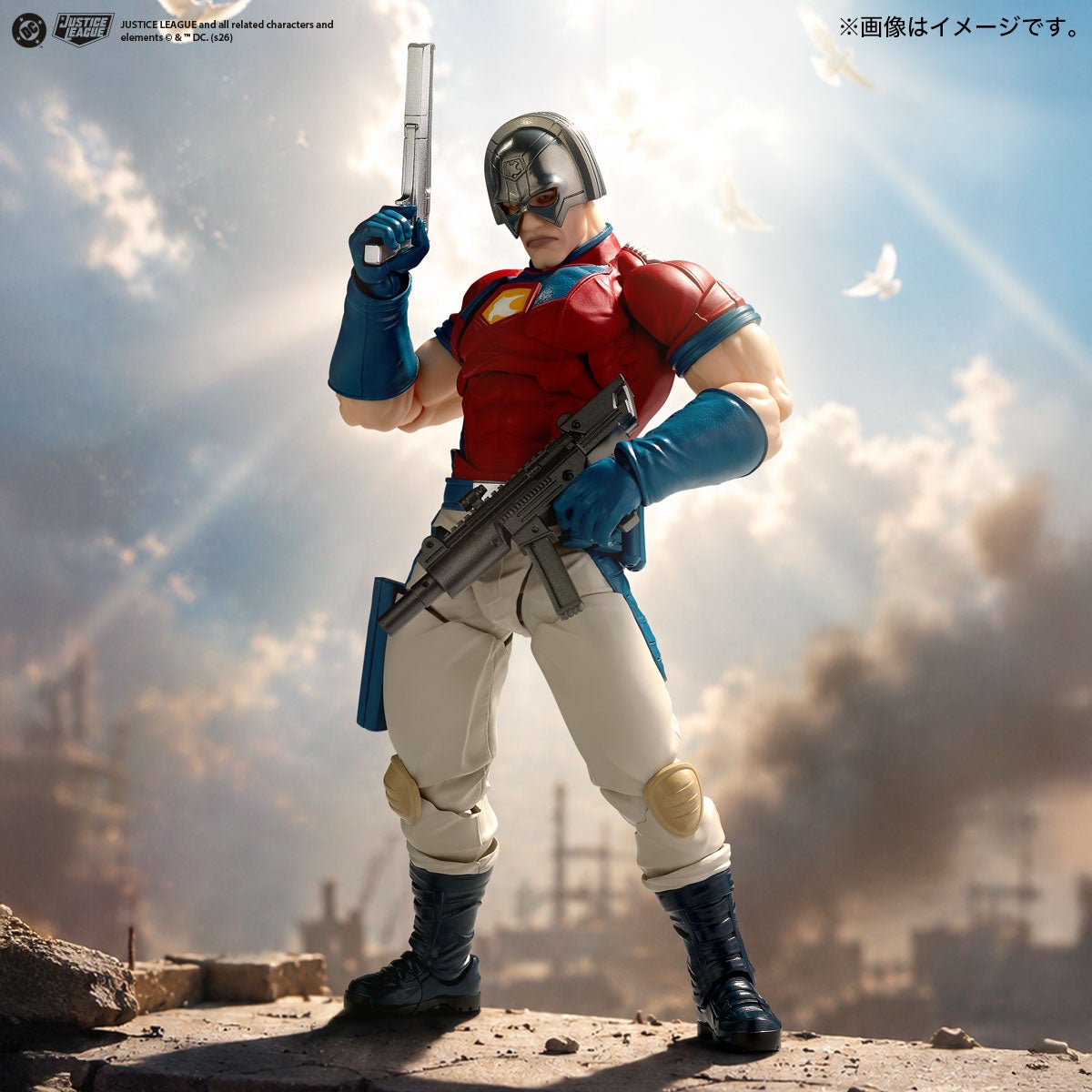 Revoltech Amazing Yamaguchi Peacemaker DC Action Figure Pre-order May 2027