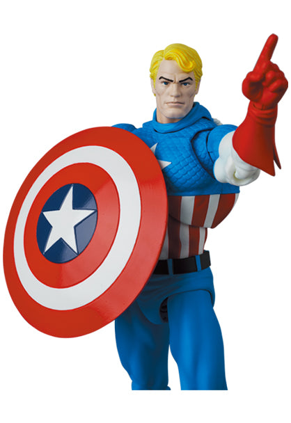 MAFEX No.217 Captain America (Comic Ver.) Marvel Medicom Toy Sep 2024 from Japan