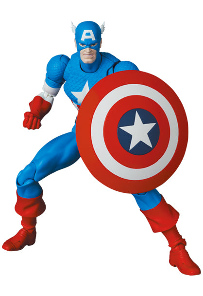 MAFEX No.217 Captain America (Comic Ver.) Marvel Medicom Toy Sep 2024 from Japan