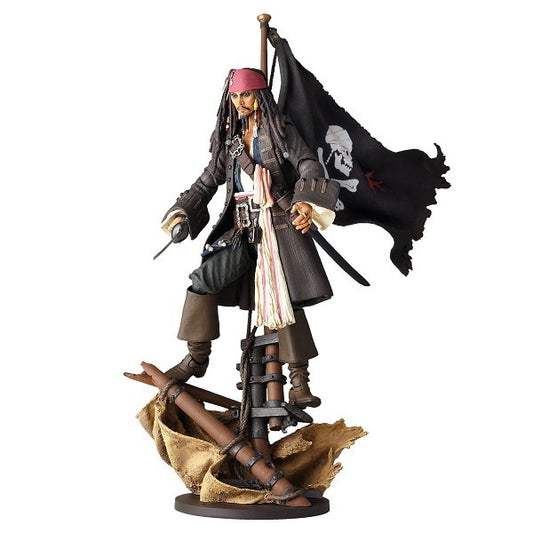 Revoltech Jack Sparrow Action Figure Pirates of the Caribbean by Kaiyodo