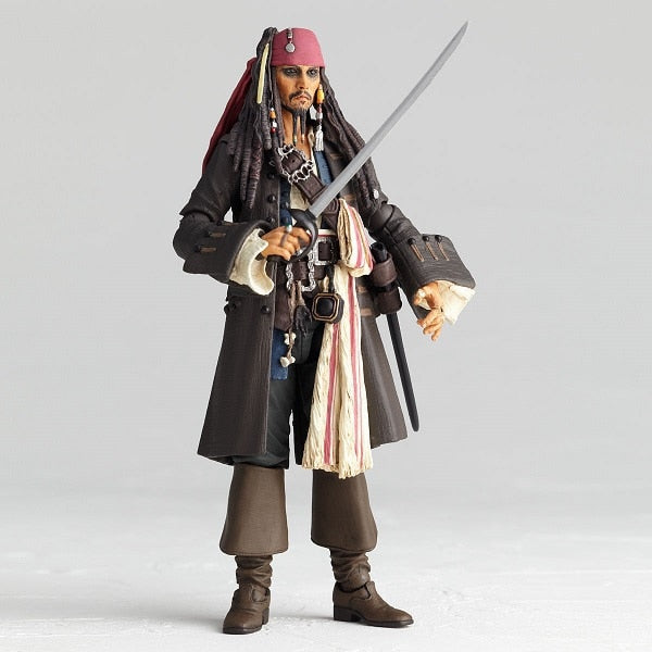 Revoltech Jack Sparrow Action Figure Pirates of the Caribbean by Kaiyodo