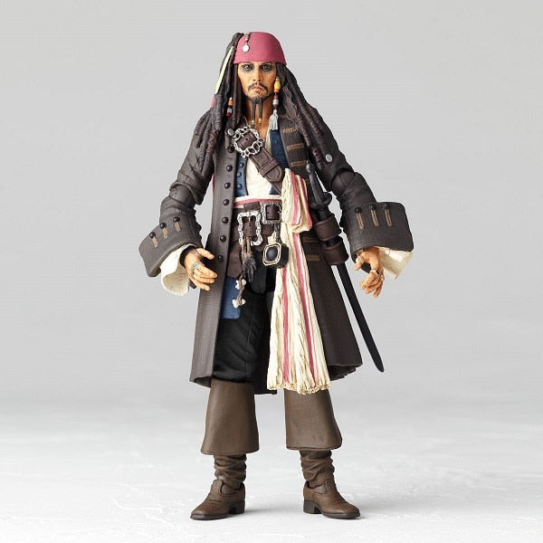 Revoltech Jack Sparrow Action Figure Pirates of the Caribbean by Kaiyodo