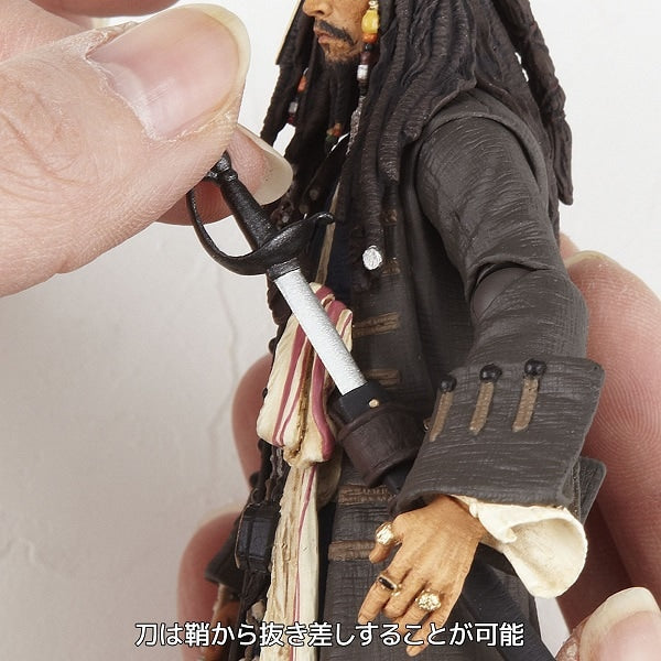 Revoltech Jack Sparrow Action Figure Pirates of the Caribbean by Kaiyodo