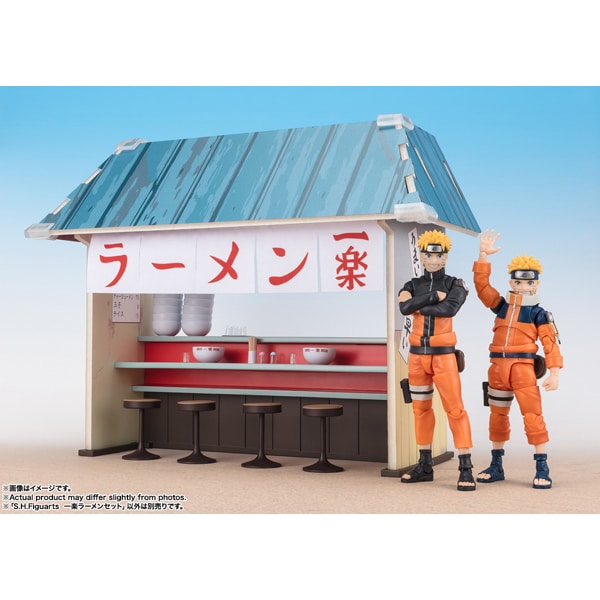 TAMASHII NATIONS S.H.Figuarts Naruto Shippuden Ichiraku Ramen Set 220mm