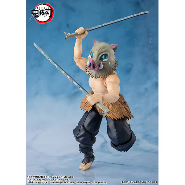 Bandai Spirits S.H.Figuarts Demon Slayer Hashibira Inosuke Action Figure Sep 2026 from Japan