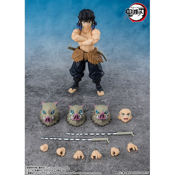 Bandai Spirits S.H.Figuarts Demon Slayer Hashibira Inosuke Action Figure Sep 2026 from Japan