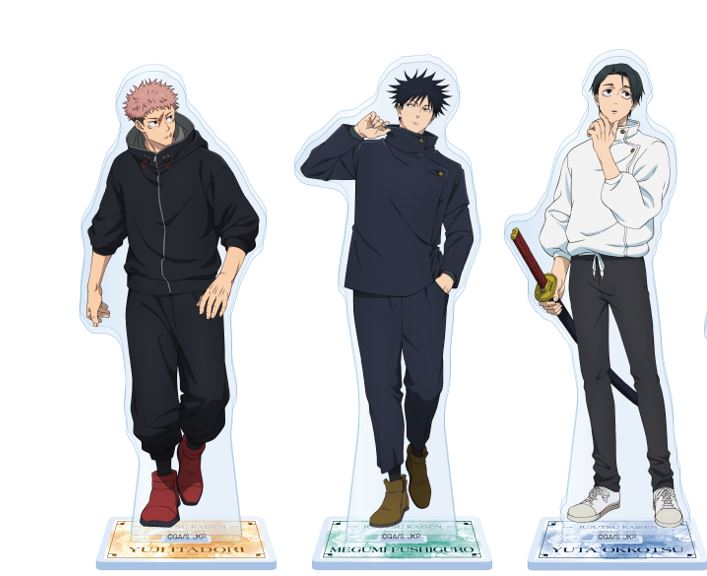 Jujutsu Kaisen Culling Game FamilyMart Acrylic Stand Set Yuta Megumi Yuji from Japan