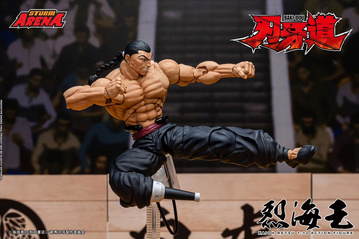 Storm Collectibles Storm Arena Baki-Dou Retsu Kaioh 1/12 Action Figure Mar 2027 Pre-order Japan