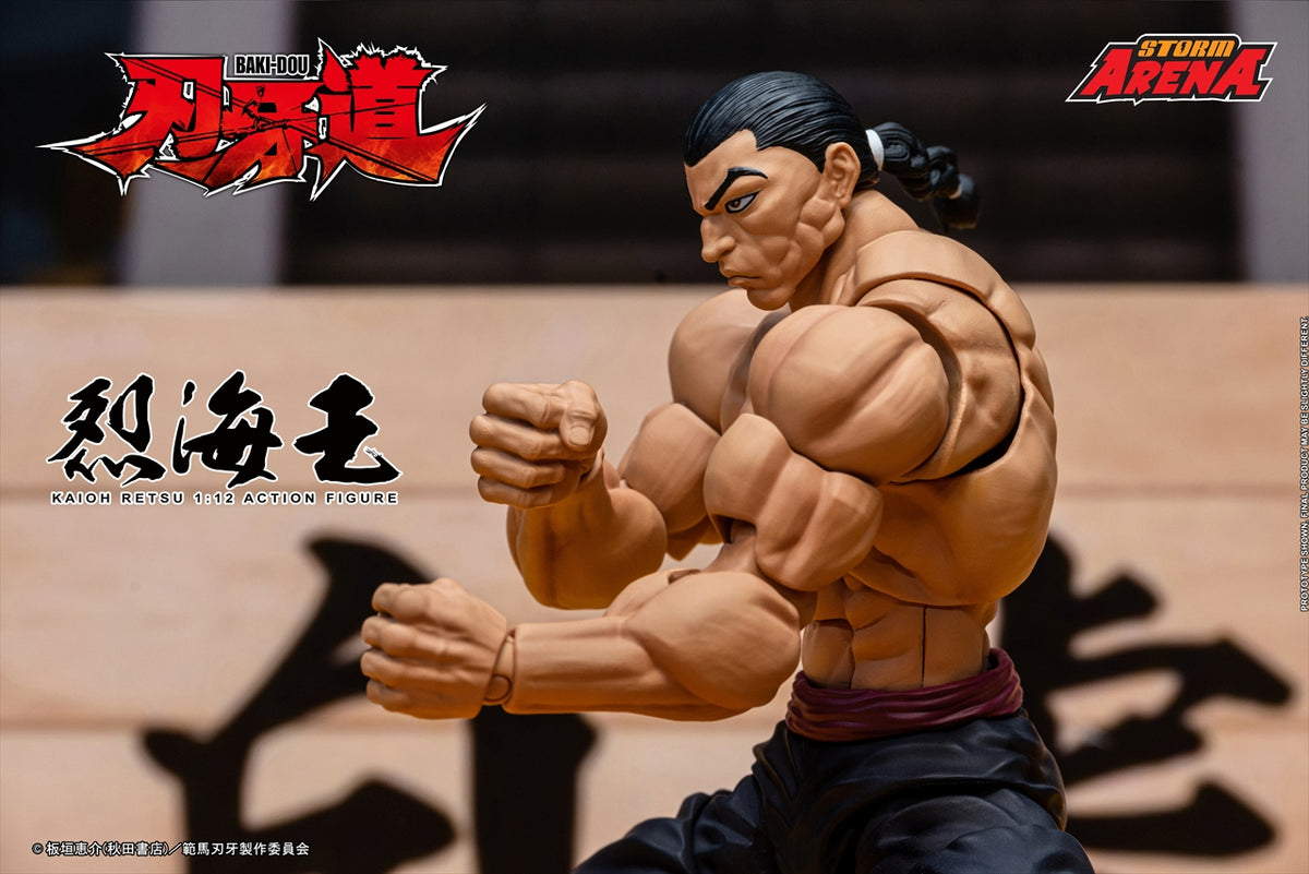 Storm Collectibles Storm Arena Baki-Dou Retsu Kaioh 1/12 Action Figure Mar 2027 Pre-order Japan