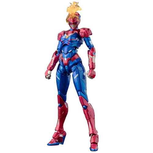 Sentinel Fighting Armor Captain Marvel Die-cast Action Figure Jan 2027 Release from Japan