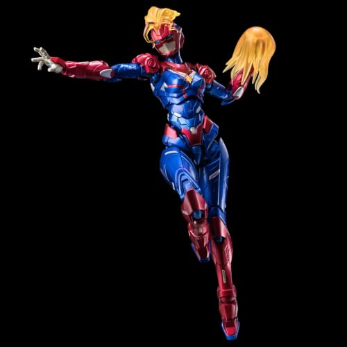 Sentinel Fighting Armor Captain Marvel Die-cast Action Figure Jan 2027 Release from Japan